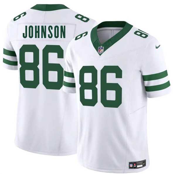 Men & Women & Youth New York Jets #86 Neal Johnson White 2025 F.U.S.E. Vapor Untouchable Limited Stitched Jersey->new york jets->NFL Jersey